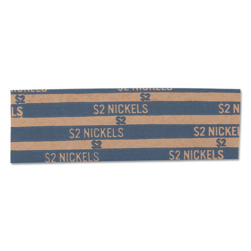 Image of Pap-R Products Flat Coin Wrappers, Nickels, $2, 1000 Wrappers/box