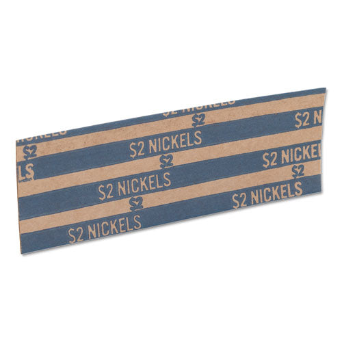 Image of Pap-R Products Flat Coin Wrappers, Nickels, $2, 1000 Wrappers/box