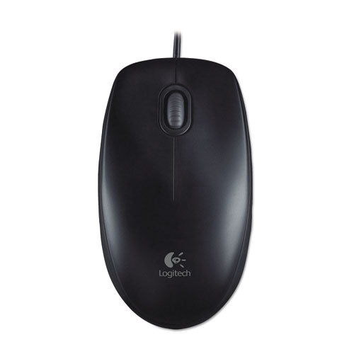 Image of Logitech® B100 Optical Usb Mouse, Usb 2.0, Left/right Hand Use, Black
