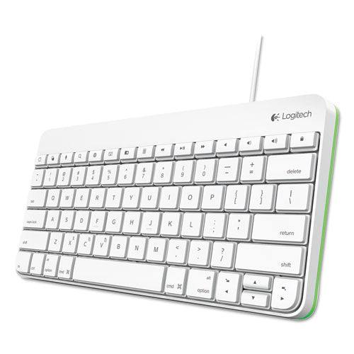 Image of Logitech® Wired Keyboard for iPad, Apple Lightning, White