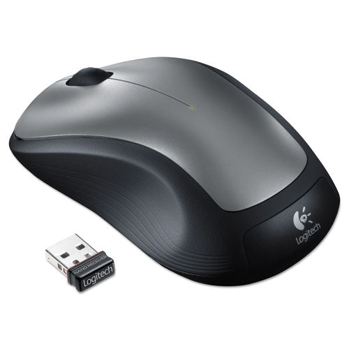 Image of Logitech® M310 Wireless Mouse, 2.4 Ghz Frequency/30 Ft Wireless Range, Left/right Hand Use, Silver/black