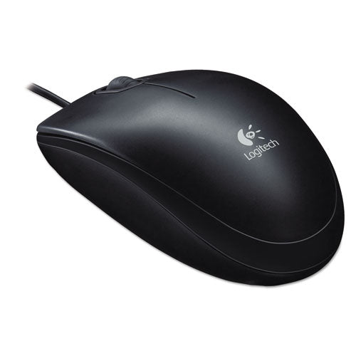 Image of Logitech® B100 Optical Usb Mouse, Usb 2.0, Left/right Hand Use, Black