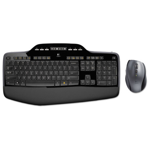 Image of Logitech® Mk710 Wireless Keyboard + Mouse Combo, 2.4 Ghz Frequency/30 Ft Wireless Range, Black