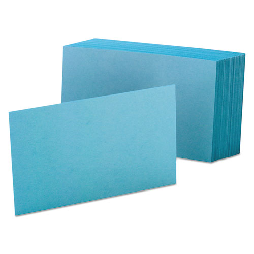 Image of Oxford Unruled Index Cards, 4 X 6, Blue, 100/pack