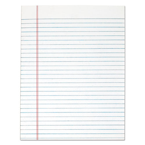 Image of TOPS The Legal Pad Glue Top Pads, Wide/legal Rule, 50 White 8.5 X 11 Sheets, 12/pack