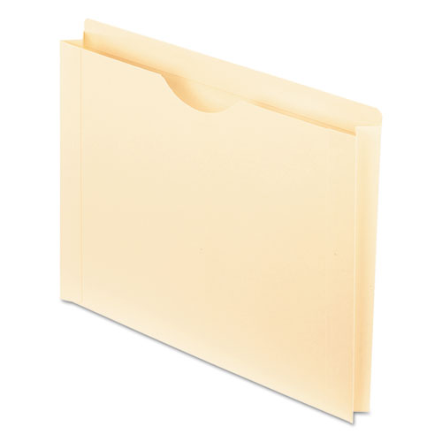 Image of Pendaflex® Manila Reinforced File Jackets, 2-Ply Straight Tab, Letter Size, Manila, 50/box