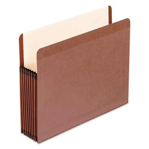 Image of Pendaflex® Premium Reinforced Expanding File Pockets, 7" Expansion, Letter Size, Red Fiber, 5/box