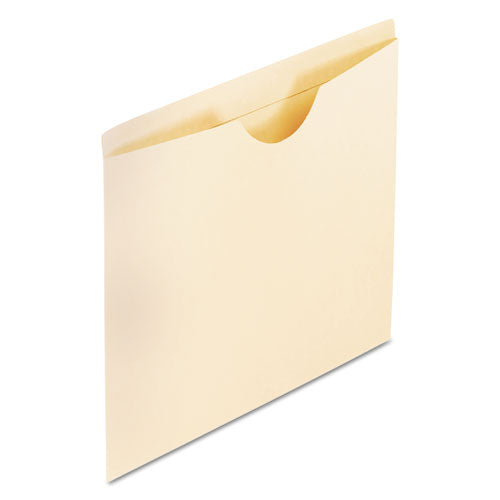 Image of Pendaflex® Manila Reinforced File Jackets, 2-Ply Straight Tab, Letter Size, Manila, 100/box