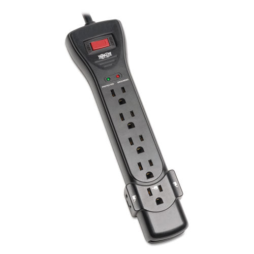Image of Tripp Lite by Eaton Protect It! Surge Protector, 7 AC Outlets, 7 ft Cord, 2,160 J, Black
