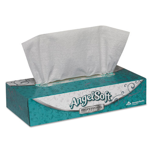 Image of Georgia Pacific® Professional Premium Facial Tissues in Flat Box, 2-Ply, White, 100 Sheets, 30 Boxes/Carton