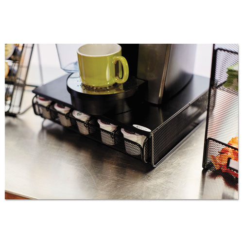 Image of Safco® One Drawer Hospitality Organizer, 5 Compartments, 12.5 x 11.25 x 3.25, Black