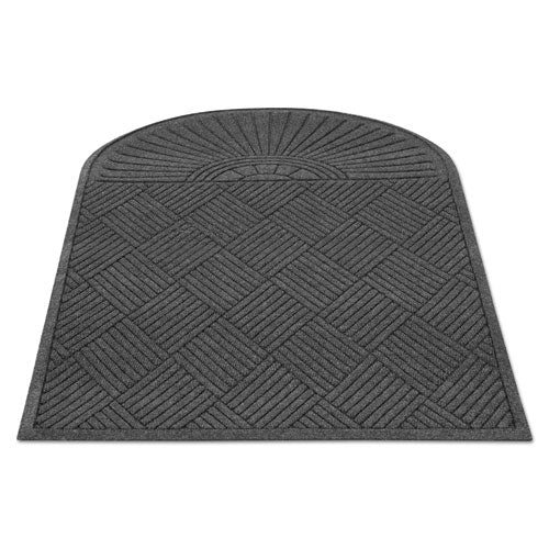 Image of Guardian Ecoguard Diamond Floor Mat, Single Fan, 36 X 72, Charcoal