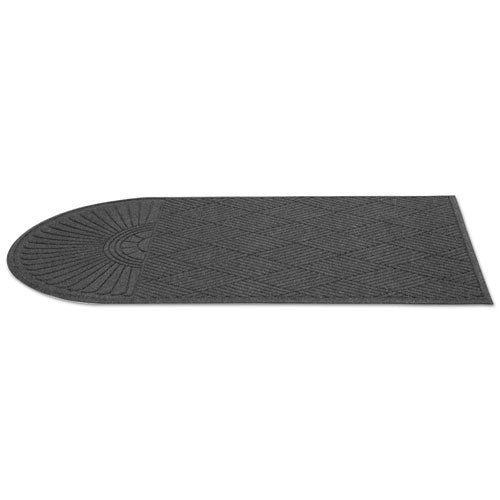 Image of Guardian Ecoguard Diamond Floor Mat, Single Fan, 36 X 72, Charcoal