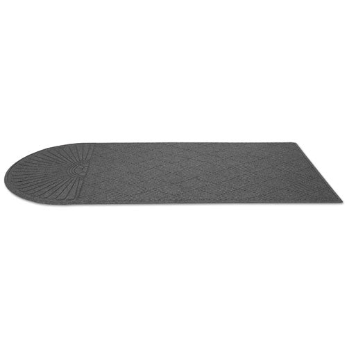Image of Guardian Ecoguard Diamond Floor Mat, Single Fan, 48 X 96, Charcoal