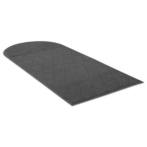 Image of Guardian Ecoguard Diamond Floor Mat, Single Fan, 48 X 96, Charcoal