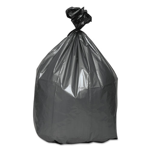 Image of Platinum Plus® Can Liners, 30 gal, 1.35 mil, 30" x 36", Gray, 10 Bags/Roll, 10 Rolls/Carton
