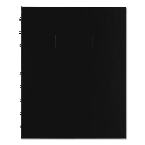Image of Blueline® NotePro Quad Notebook, Data/Lab-Record Format with Narrow and Quadrille Rule Sections, Black Cover, (96) 9.25 x 7.25 Sheets
