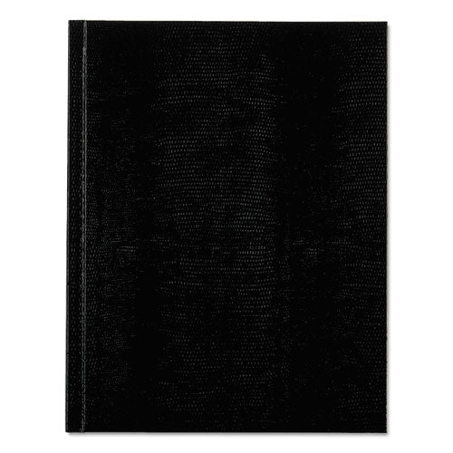Image of Blueline® Executive Notebook, 1-Subject, Medium/College Rule, Black Cover, (150) 9.25 x 7.25 Sheets