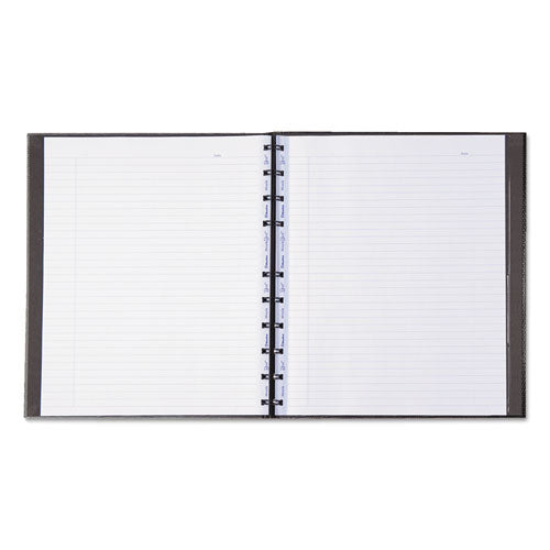Image of Blueline® MiracleBind Notebook, 1-Subject, Medium/College Rule, Black Cover, (75) 11 x 9.06 Sheets