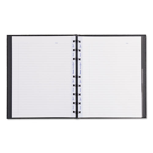 Image of Blueline® MiracleBind Notebook, 1-Subject, Medium/College Rule, Black Cover, (75) 9.25 x 7.25 Sheets