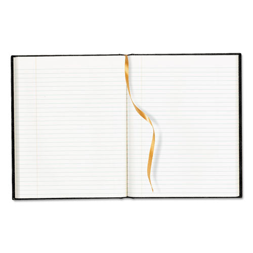 Image of Blueline® Executive Notebook with Ribbon Bookmark, 1-Subject, Medium/College Rule, Blue Cover, (75) 11 x 8.5 Sheets