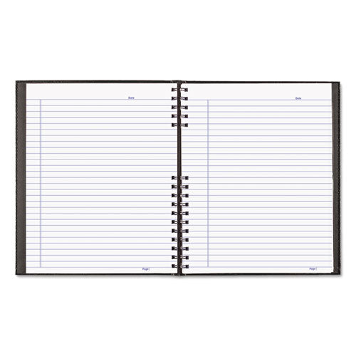 Image of Blueline® NotePro Notebook, 1-Subject, Medium/College Rule, Black Cover, (100) 11 x 8.5 Sheets