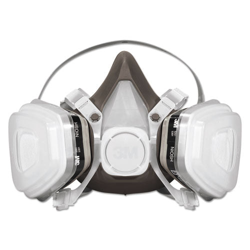 Image of 3M Half Facepiece Disposable Respirator Assembly, Large
