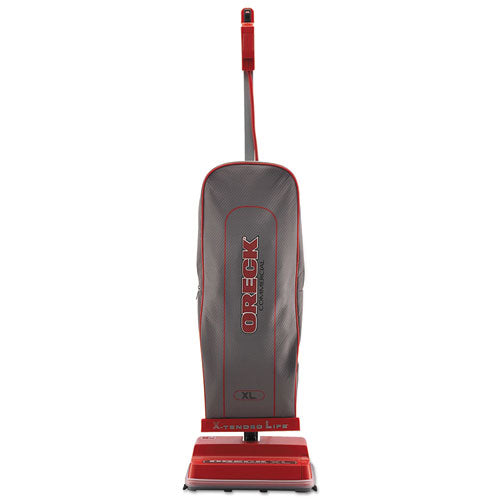 Image of Oreck Commercial U2000rb-1 Upright Vacuum, 12" Cleaning Path, Red/gray