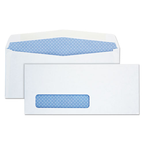 Image of Quality Park Security Tint Window Envelope, #10, Commercial Flap, Gummed Closure, 4.13 x 9.5, White, 500/Box
