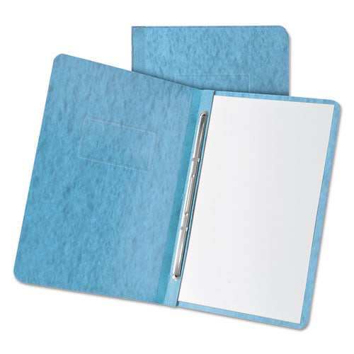 Image of Oxford Heavyweight Pressguard And Pressboard Report Cover W/reinforced Side Hinge, 2-Prong Fastener, 3" Cap, 8.5 X 11, Lgt Blue