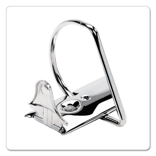 Image of Cardinal® Performer Clearvue Slant-D Ring Binder, 3 Rings, 1" Capacity, 11 X 8.5, Black