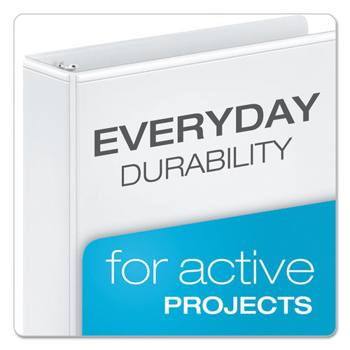 Image of Cardinal® Performer Clearvue Slant-D Ring Binder, 3 Rings, 1.5" Capacity, 11 X 8.5, White