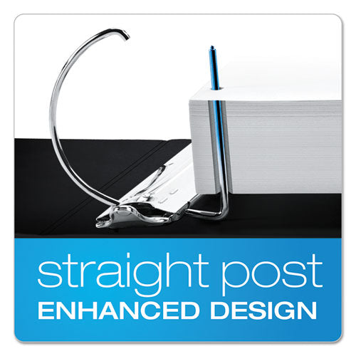 Image of Cardinal® Expressload Clearvue Locking D-Ring Binder, 3 Rings, 1.5" Capacity, 11 X 8.5, Black