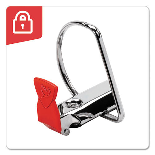 Image of Cardinal® Freestand Easy Open Locking Slant-D Ring Binder, 3 Rings, 4" Capacity, 11 X 8.5, White