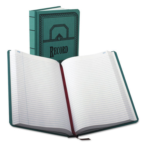 Image of Boorum & Pease® Account Record Book, Record-Style Rule, Blue Cover, 11.75 X 7.25 Sheets, 500 Sheets/book