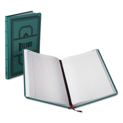 Image of Boorum & Pease® Account Record Book, Record-Style Rule, Blue Cover, 11.75 X 7.25 Sheets, 300 Sheets/book