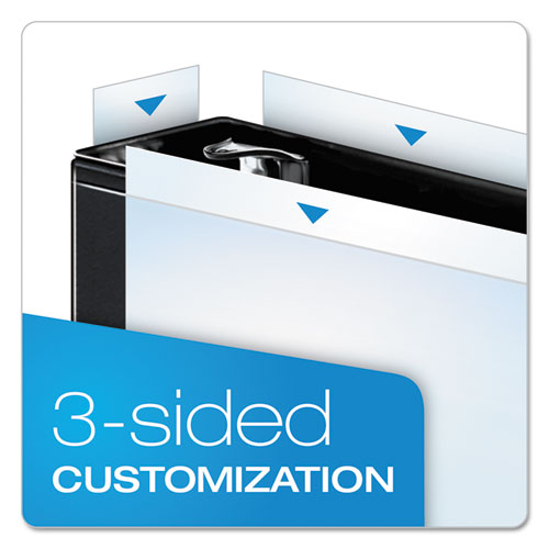 Image of Cardinal® Expressload Clearvue Locking D-Ring Binder, 3 Rings, 1.5" Capacity, 11 X 8.5, Black