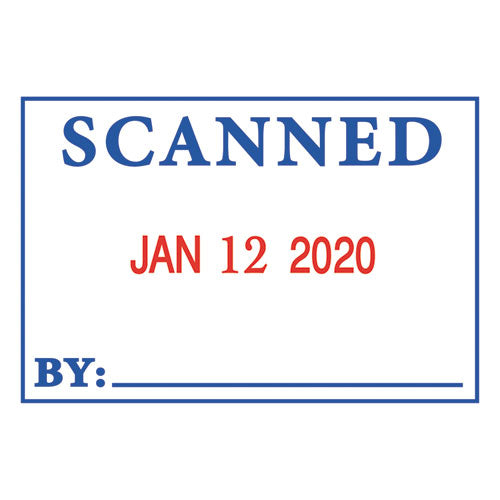 Image of COSCO 2000PLUS® 4 In 1 E-Message Dater, 0.94 X 1.75, Completed/emailed/entered/scanned