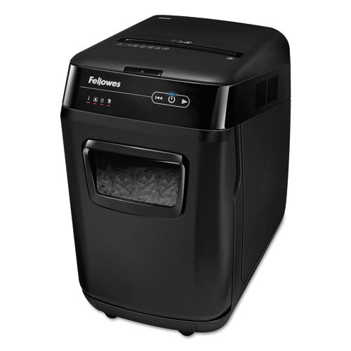 Image of Fellowes® Automax 200c Auto Feed Cross-Cut Shredder, 200 Auto/10 Manual Sheet Capacity
