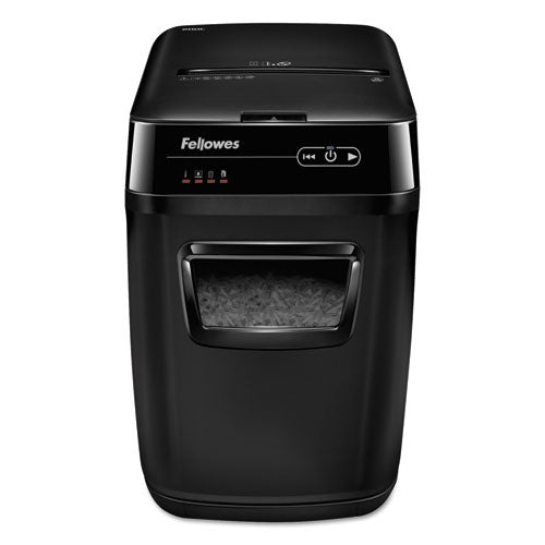 Image of Fellowes® Automax 200c Auto Feed Cross-Cut Shredder, 200 Auto/10 Manual Sheet Capacity