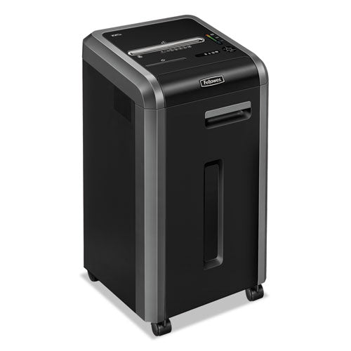 Image of Fellowes® Powershred 225mi 100% Jam Proof Micro-Cut Shredder, 16 Manual Sheet Capacity
