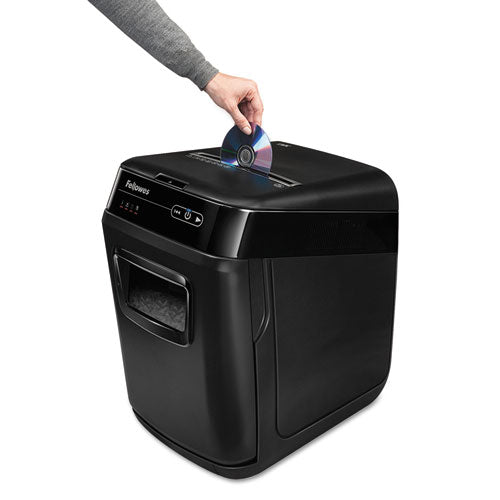 Image of Fellowes® Automax 200c Auto Feed Cross-Cut Shredder, 200 Auto/10 Manual Sheet Capacity