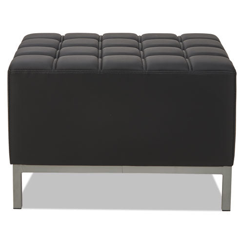Image of Alera® Alera QUB Series Ottoman, 26.38" x 21.5" x 17.5", Black