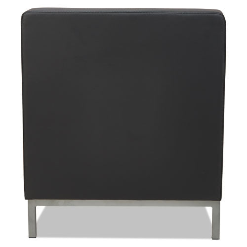 Image of Alera® Alera QUB Series Armless L Sectional, Center Seat, 26.38" x 26.38" x 30.5", Black