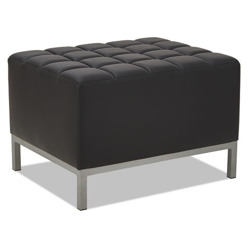 Image of Alera® Alera QUB Series Ottoman, 26.38" x 21.5" x 17.5", Black