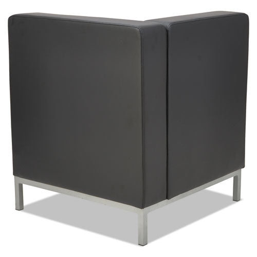 Image of Alera® Alera QUB Series Corner Sectional, 26.38" x 26.38" x 30.5", Black
