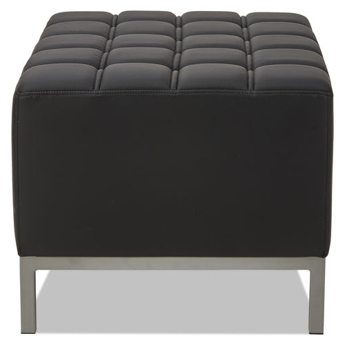 Image of Alera® Alera QUB Series Ottoman, 26.38" x 21.5" x 17.5", Black