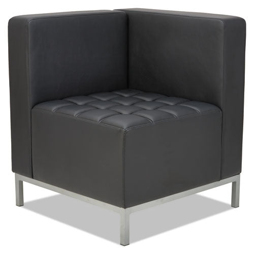 Image of Alera® Alera QUB Series Corner Sectional, 26.38" x 26.38" x 30.5", Black