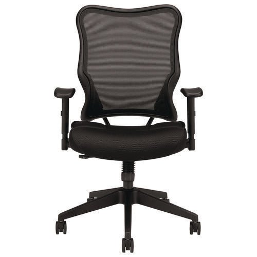 Image of HON® Vl702 Mesh High-Back Task Chair, Supports Up To 250 Lb, 18.5" To 23.5" Seat Height, Black