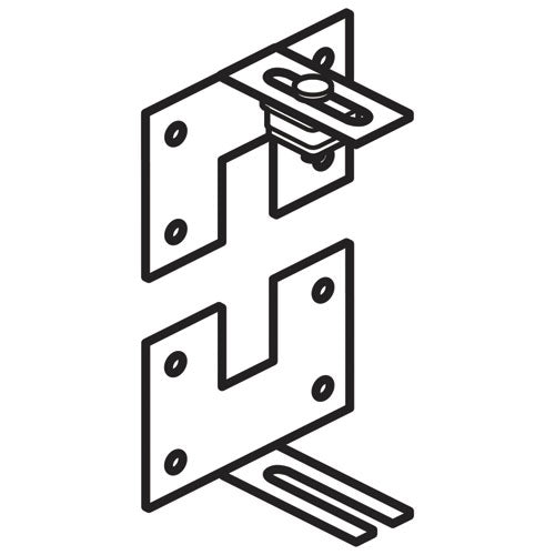 Image of HON® Verse Quick Connect Wall Mount Connecting Hardware, Gray